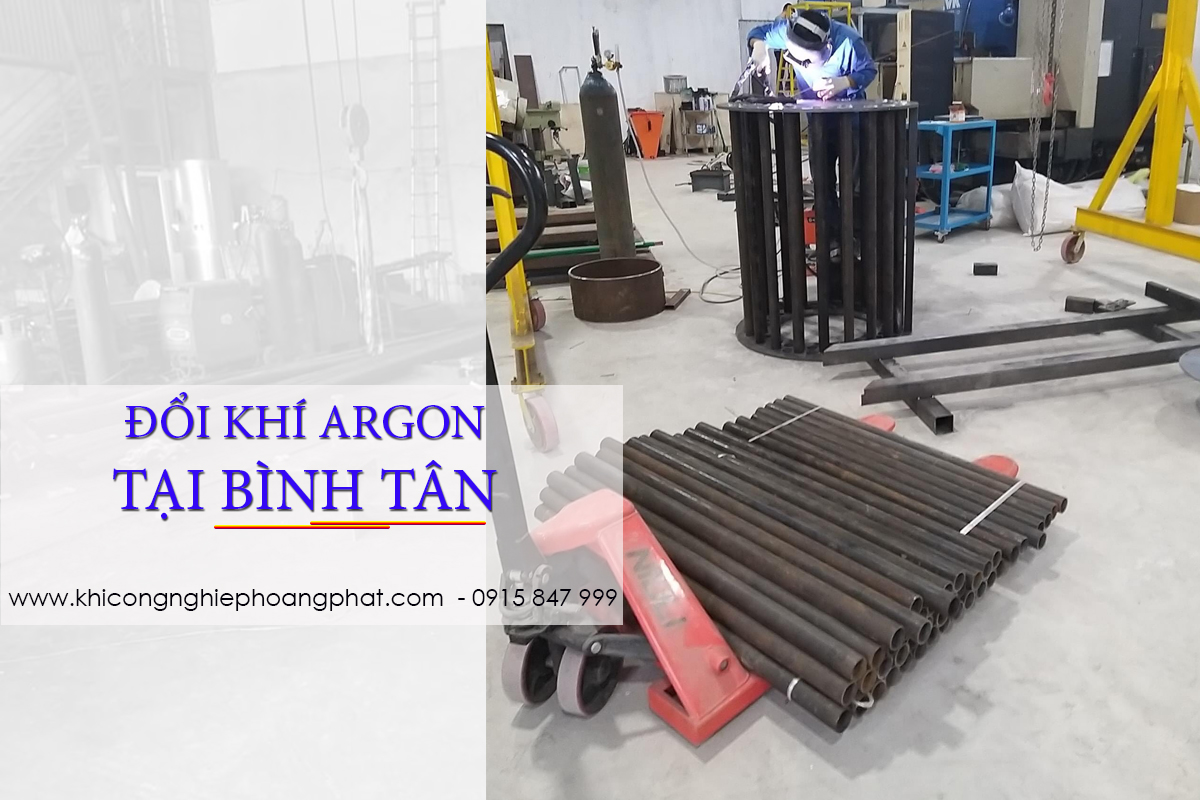 Đổi khí Argon tại Bình Tân